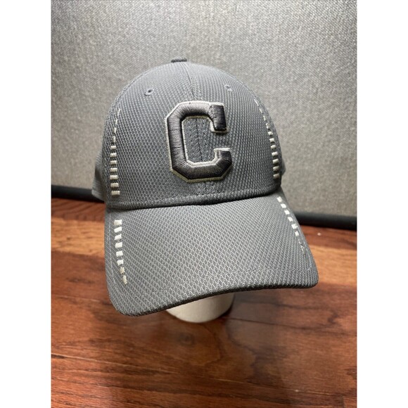 Cleveland Indians New Era Speed Tech 9FORTY Adjustable Hat - Graphite - Picture 1 of 5